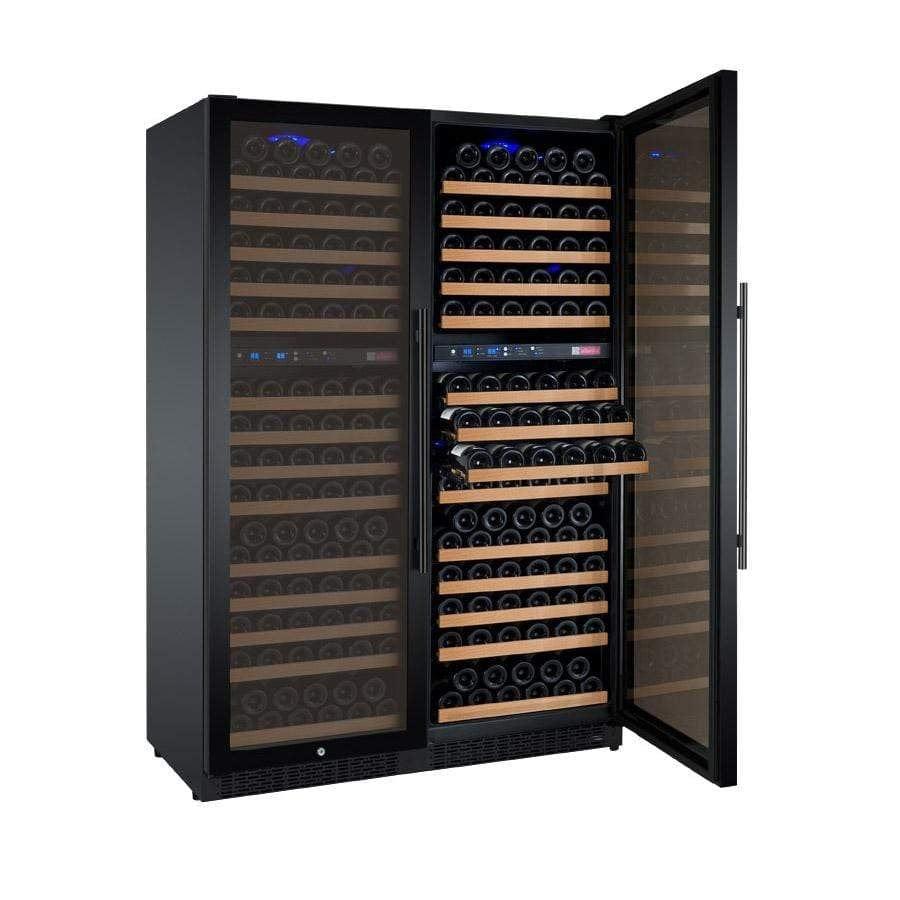 Allavino FlexCount II Tru-Vino 344 Bottle Four Zone Black Wine Fridge 2X-VSWR172-2B20 I Luxury Appliances Direct