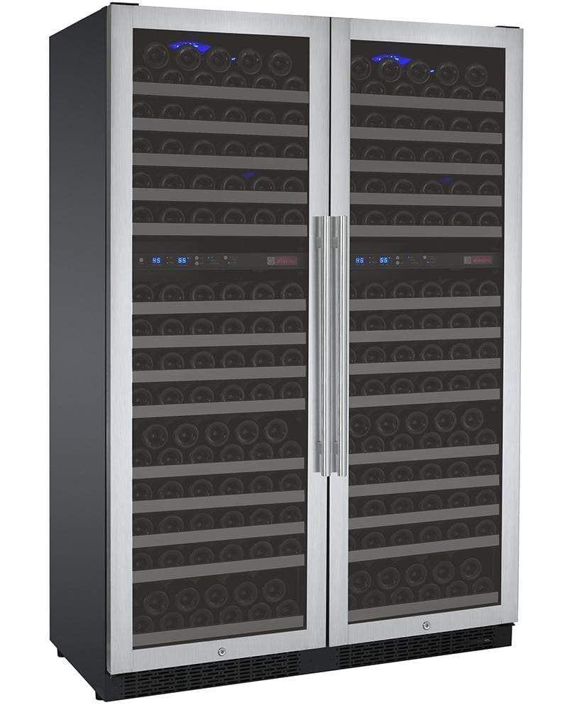 Allavino FlexCount II Tru-Vino 344 Bottle Four Zone Stainless Steel Wine Fridge 2X-VSWR172-2S20 I Luxury Appliances Direct