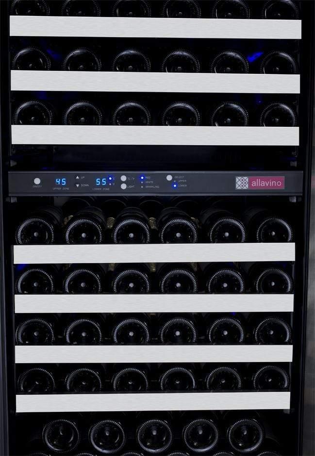 Allavino FlexCount II Tru-Vino 344 Bottle Four Zone Stainless Steel Wine Fridge 2X-VSWR172-2S20 I Luxury Appliances Direct