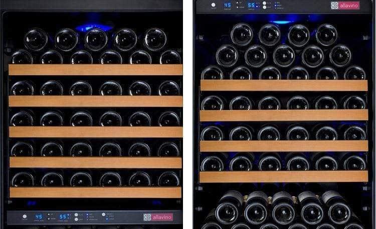Allavino FlexCount II Tru-Vino 349 Bottle Three Zone Black Wine Refrigerator 3Z-VSWR7772-B20 I Luxury Appliances Direct