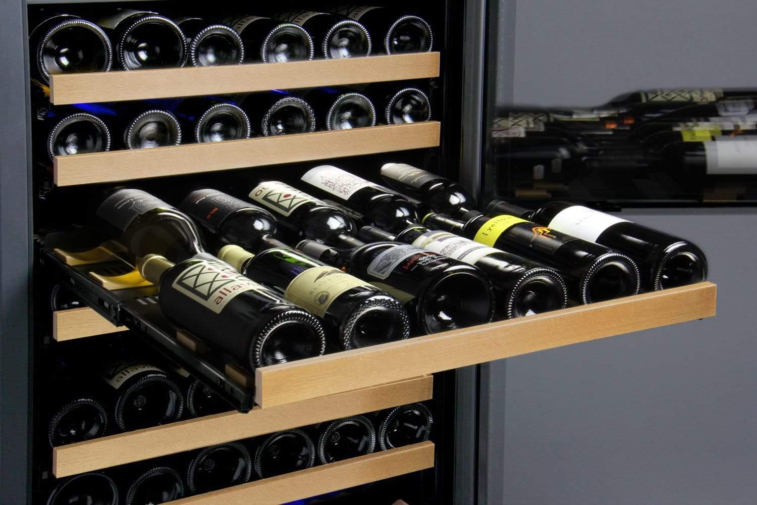 Allavino FlexCount II Tru-Vino 349 Bottle Three Zone Black Wine Refrigerator 3Z-VSWR7772-B20 I Luxury Appliances Direct