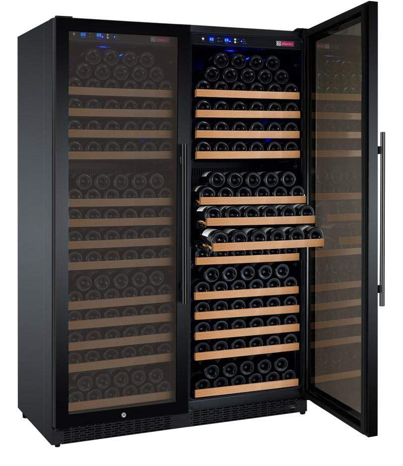 Allavino FlexCount II Tru-Vino 354 Bottle Dual Zone Black Wine Fridge 2X-VSWR177-1B20 I Luxury Appliances Direct