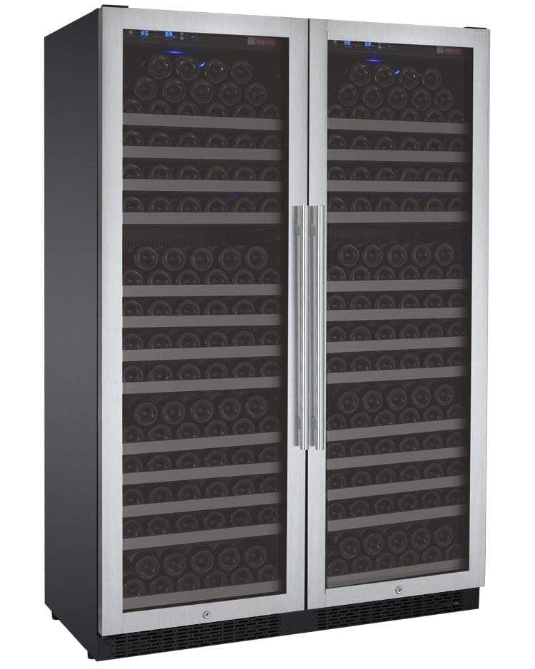 Allavino FlexCount II Tru-Vino 354 Bottle Dual Zone Stainless Steel Wine Fridge 2X-VSWR177-1S20 I Luxury Appliances Direct