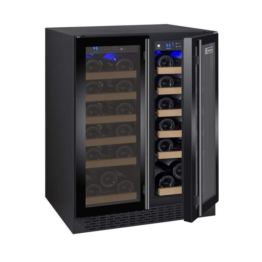 Allavino FlexCount II Tru-Vino 36 Bottle Dual Zone Black Wine Fridge VSWR36-2BF20 I Luxury Appliances Direct