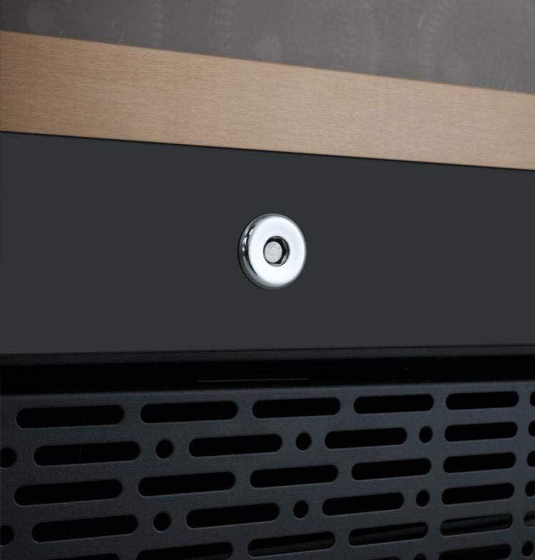 Allavino FlexCount II Tru-Vino 56 Bottle Single Zone Black Left Hinge Wine Fridge VSWR56-1BL20 I Luxury Appliances Direct