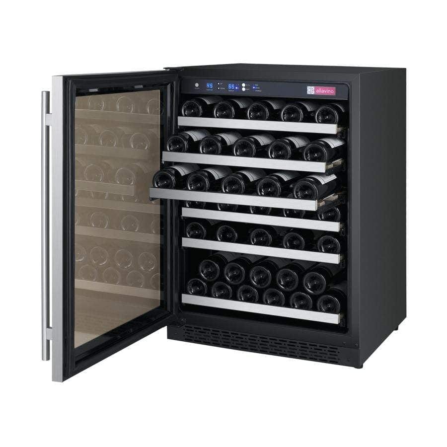 Allavino FlexCount II Tru-Vino Series 56 Bottle Stainless Steel Left Hinge Wine Fridge VSWR56-1SL20 I Luxury Appliances Direct