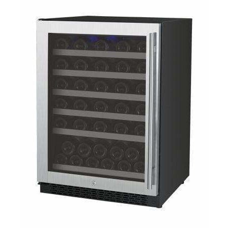 Allavino FlexCount II Tru-Vino Series 56 Bottle Stainless Steel Left Hinge Wine Fridge VSWR56-1SL20 I Luxury Appliances Direct