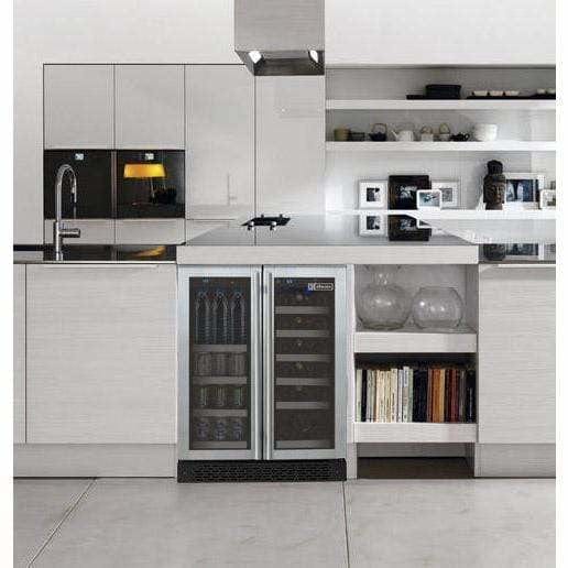 Allavino FlexCount Stainless Steel Doors Wine & Beverage Fridge VSWB-2SSFN I Luxury Appliances Direct