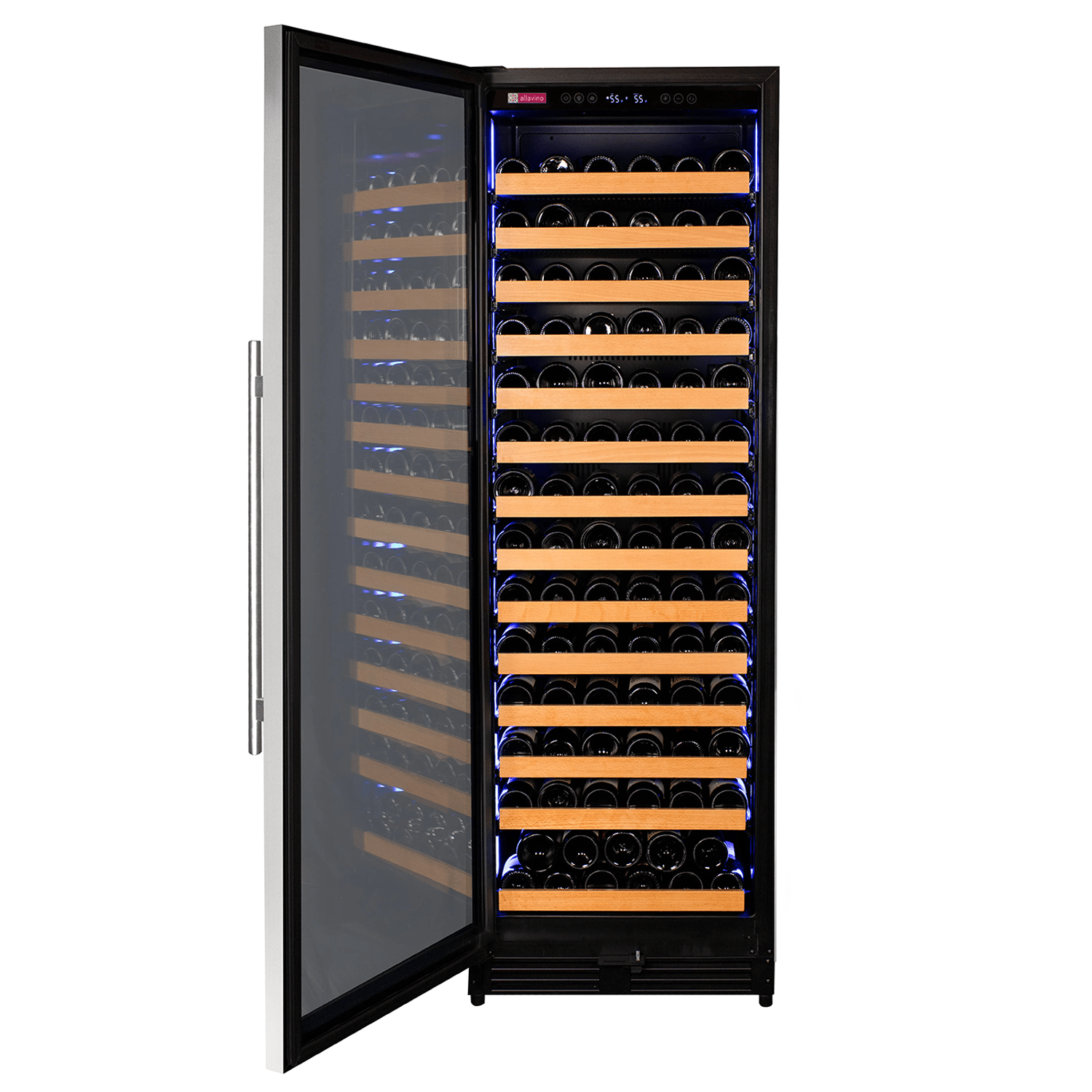 Allavino Reserva 163 Bottle Left Hinge Single Zone Wine Cooler VSW16371S-1SL I Luxury Appliances Direct