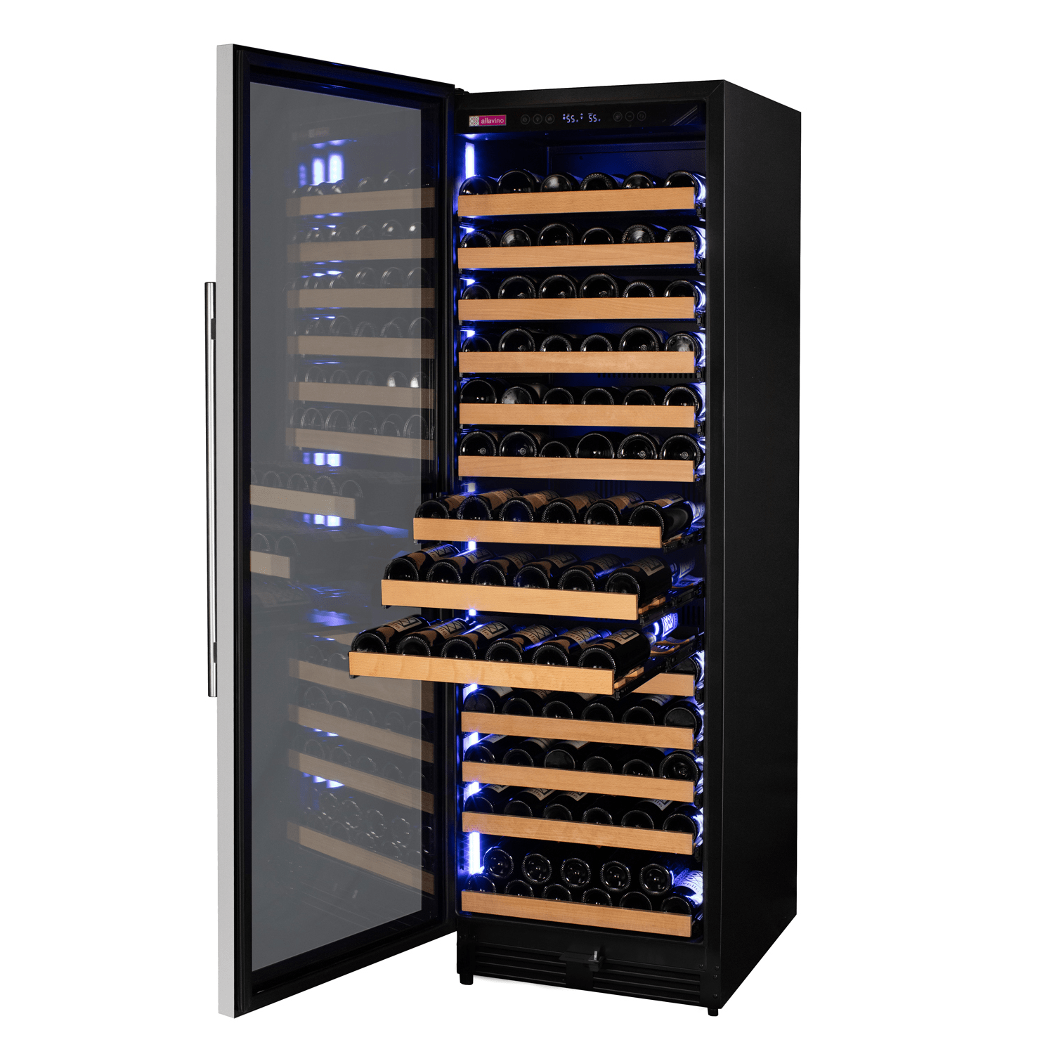Allavino Reserva 163 Bottle Left Hinge Single Zone Wine Cooler VSW16371S-1SL I Luxury Appliances Direct