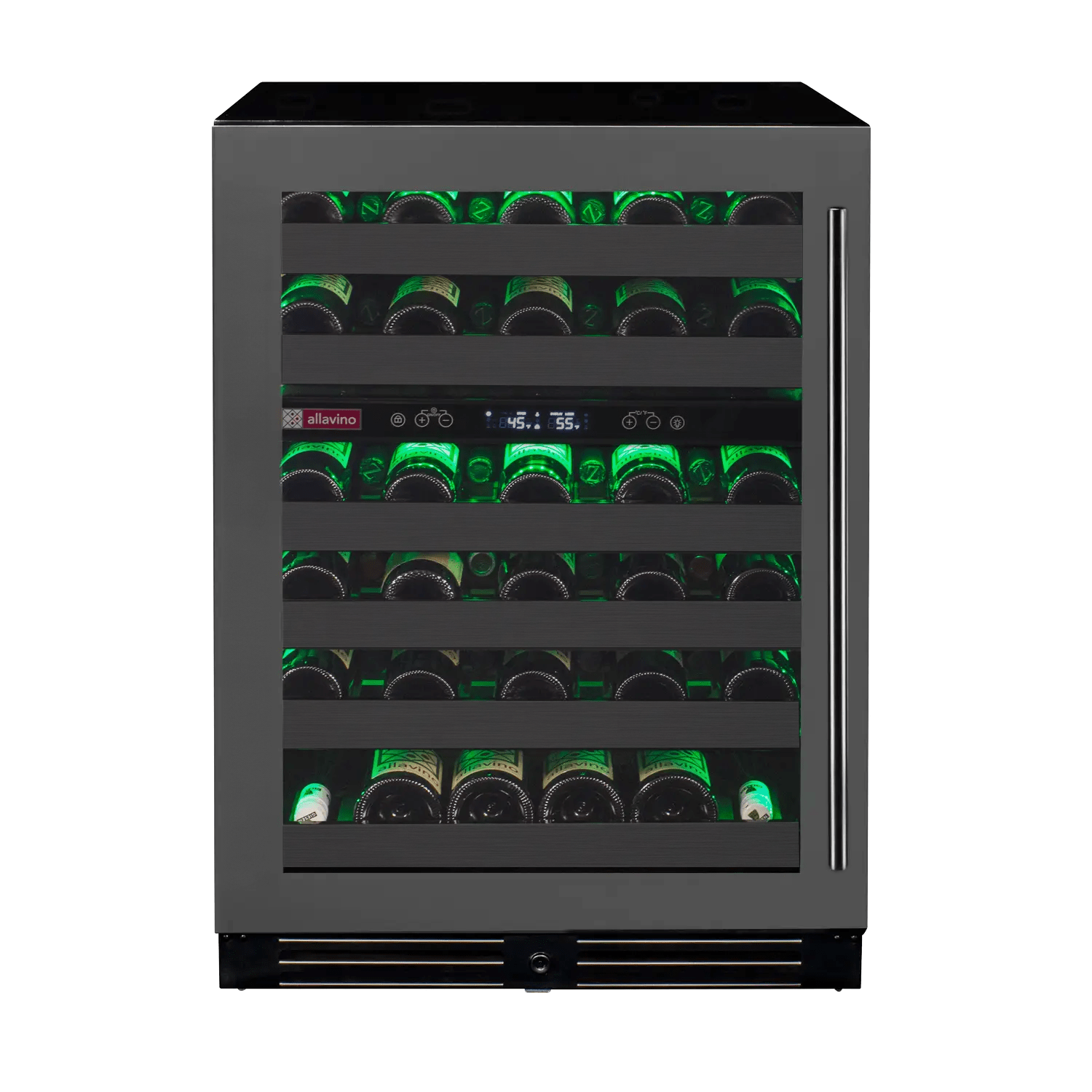 Allavino Reserva 50 Bottle Dual Zone Left Hinge Wine Refrigerator BDW5034D-2BSL I Luxury Appliances Direct