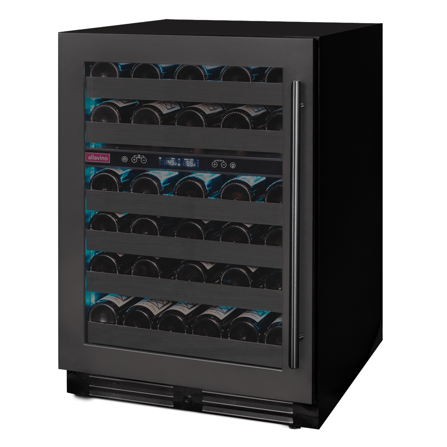 Allavino Reserva 50 Bottle Dual Zone Left Hinge Wine Refrigerator BDW5034D-2BSL I Luxury Appliances Direct