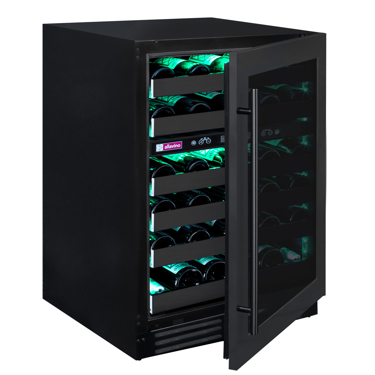 Allavino Reserva 50 Bottle Dual Zone Right Hinge Wine Refrigerator BDW5034D-2BSR I Luxury Appliances Direct