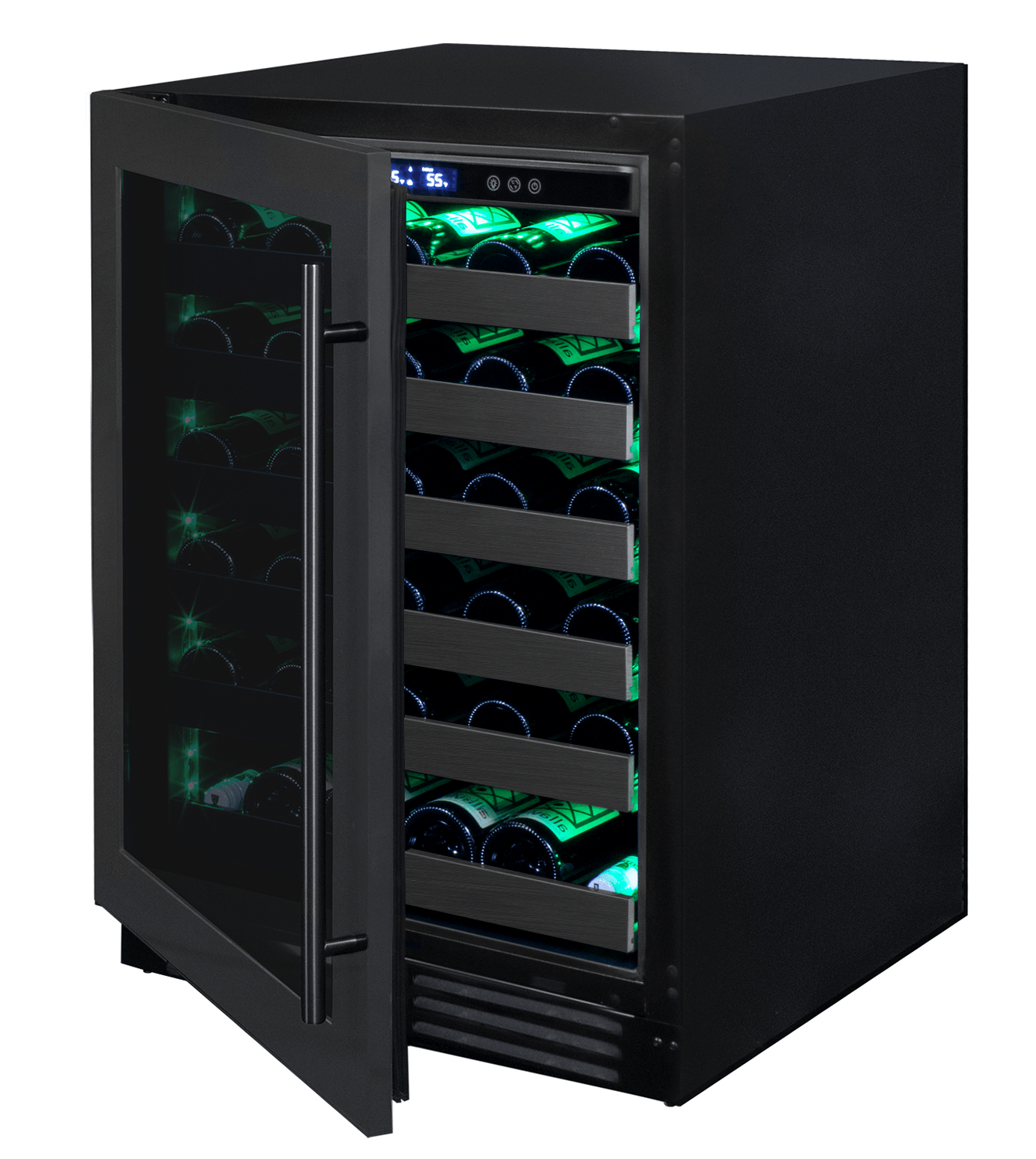 Allavino Reserva 50 Bottle Single Zone Left Hinge Wine Refrigerator BDW5034S-1BSL I Luxury Appliances Direct