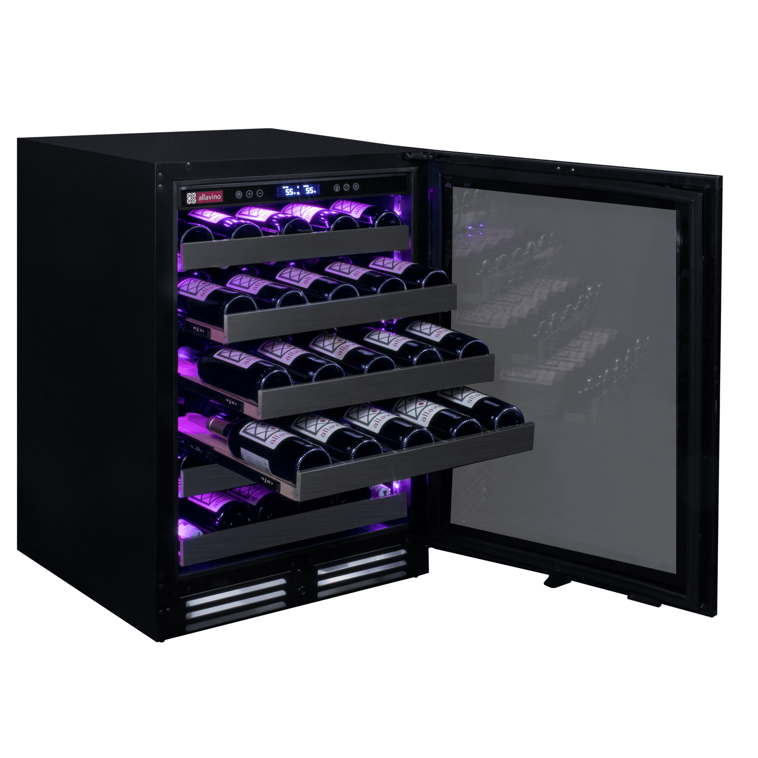 Allavino Reserva 50 Bottle Single Zone Right Hinge Wine Refrigerator BDW5034S-1BSR I Luxury Appliances Direct