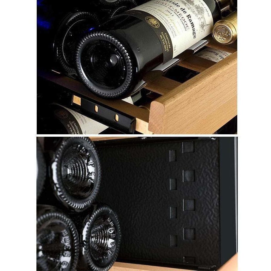 Allavino Vite 115 Bottle Black Right Hinge Wine Fridge YHWR115-1BRN I Luxury Appliances Direct