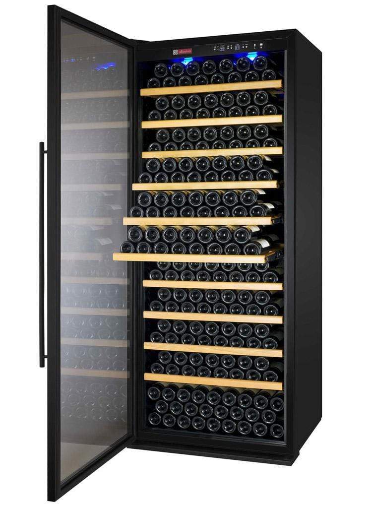 Allavino Vite II Tru-Vino 277 Bottle Single Zone Black Left Hinge Wine Fridge YHWR305-1BL20 I Luxury Appliances Direct