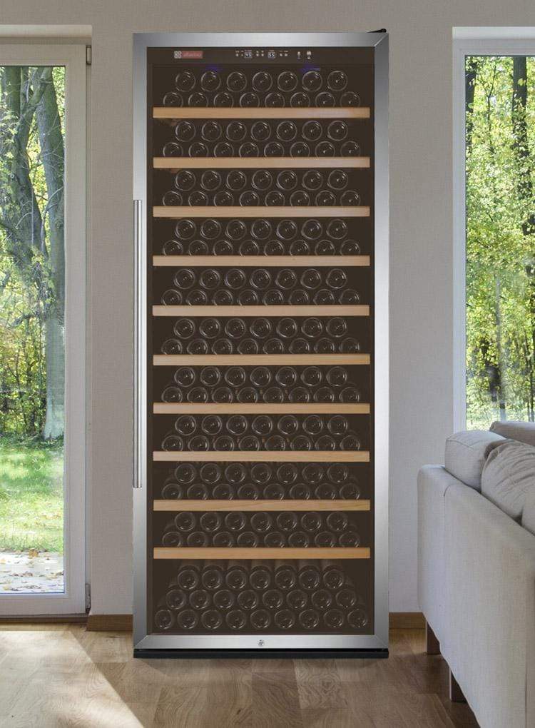 Allavino Vite II Tru-Vino 277 Bottle Single Zone Stainless Steel Right Hinge Wine Fridge YHWR305-1SR20 I Luxury Appliances Direct