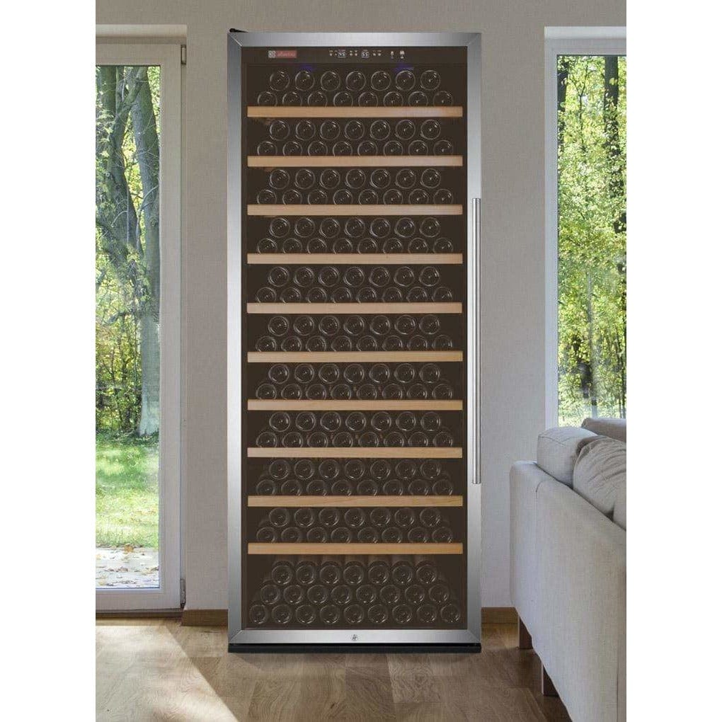 Allavino Vite II Tru-Vino 305 Bottle Single Zone Stainless Steel Left Hinge Wine Fridge YHWR305-1SL20 I Luxury Appliances Direct