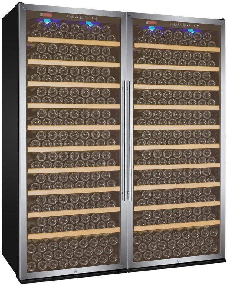 Allavino Vite II Tru-Vino 554 Bottle Dual Zone Black Wine Fridge 2X-YHWR305-1S20 I Luxury Appliances Direct