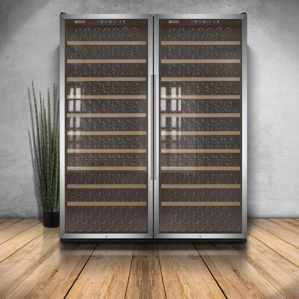 Allavino Vite II Tru-Vino 554 Bottle Dual Zone Black Wine Fridge 2X-YHWR305-1S20 I Luxury Appliances Direct