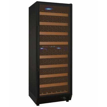 Allavino Vite II Tru-Vino 99 Bottle Dual Zone Black Right Hinge Wine Fridge YHWR99-2BR20 I Luxury Appliances Direct