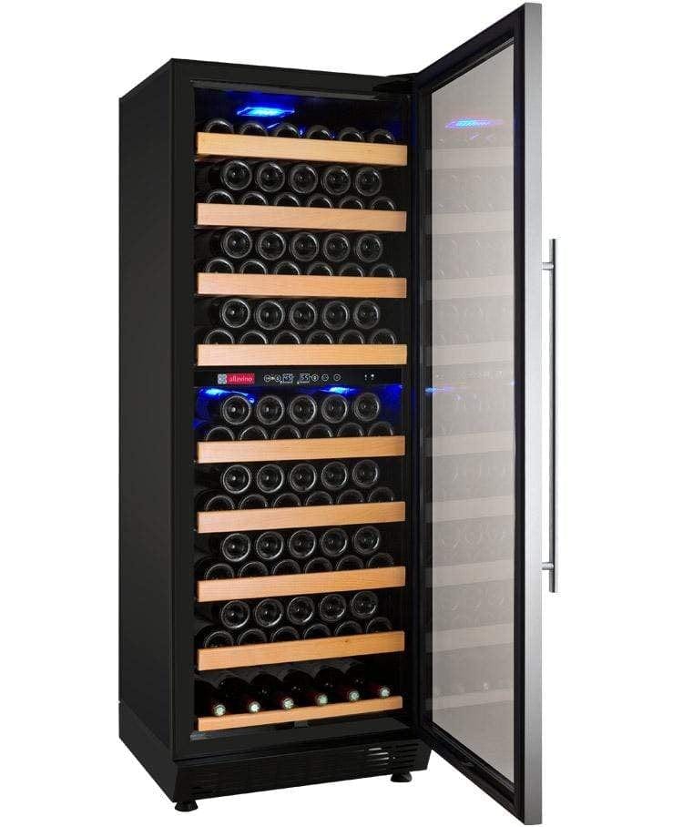 Allavino Vite II Tru-Vino 99 Bottle Dual Zone Stainless Steel Right Hinge Wine Fridge YHWR99-2SR20 I Luxury Appliances Direct