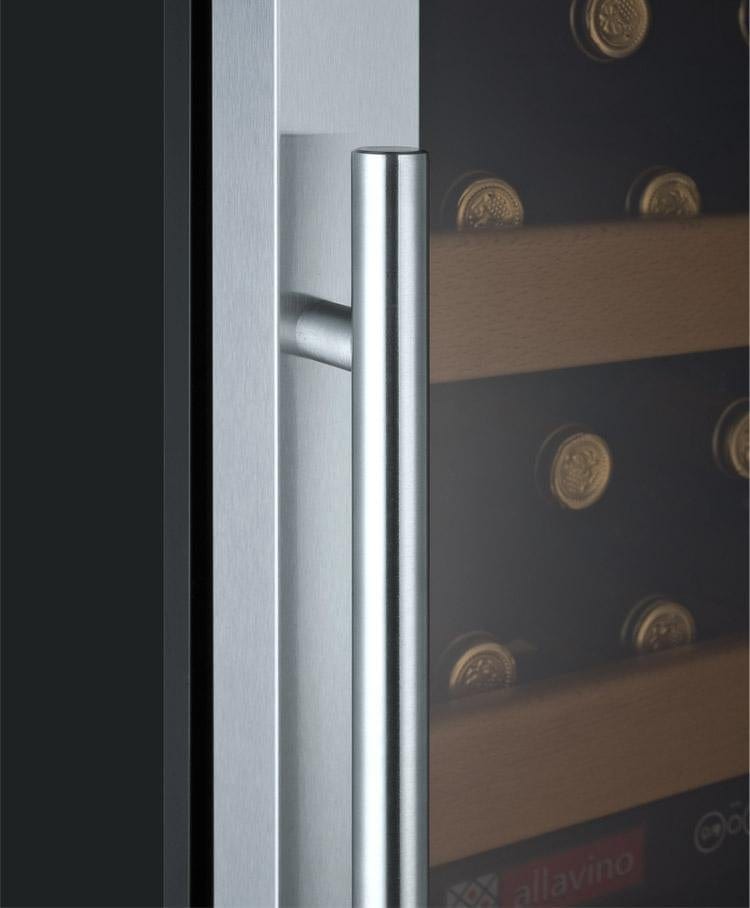 Allavino Vite II Tru-Vino 99 Bottle Dual Zone Stainless Steel Right Hinge Wine Fridge YHWR99-2SR20 I Luxury Appliances Direct