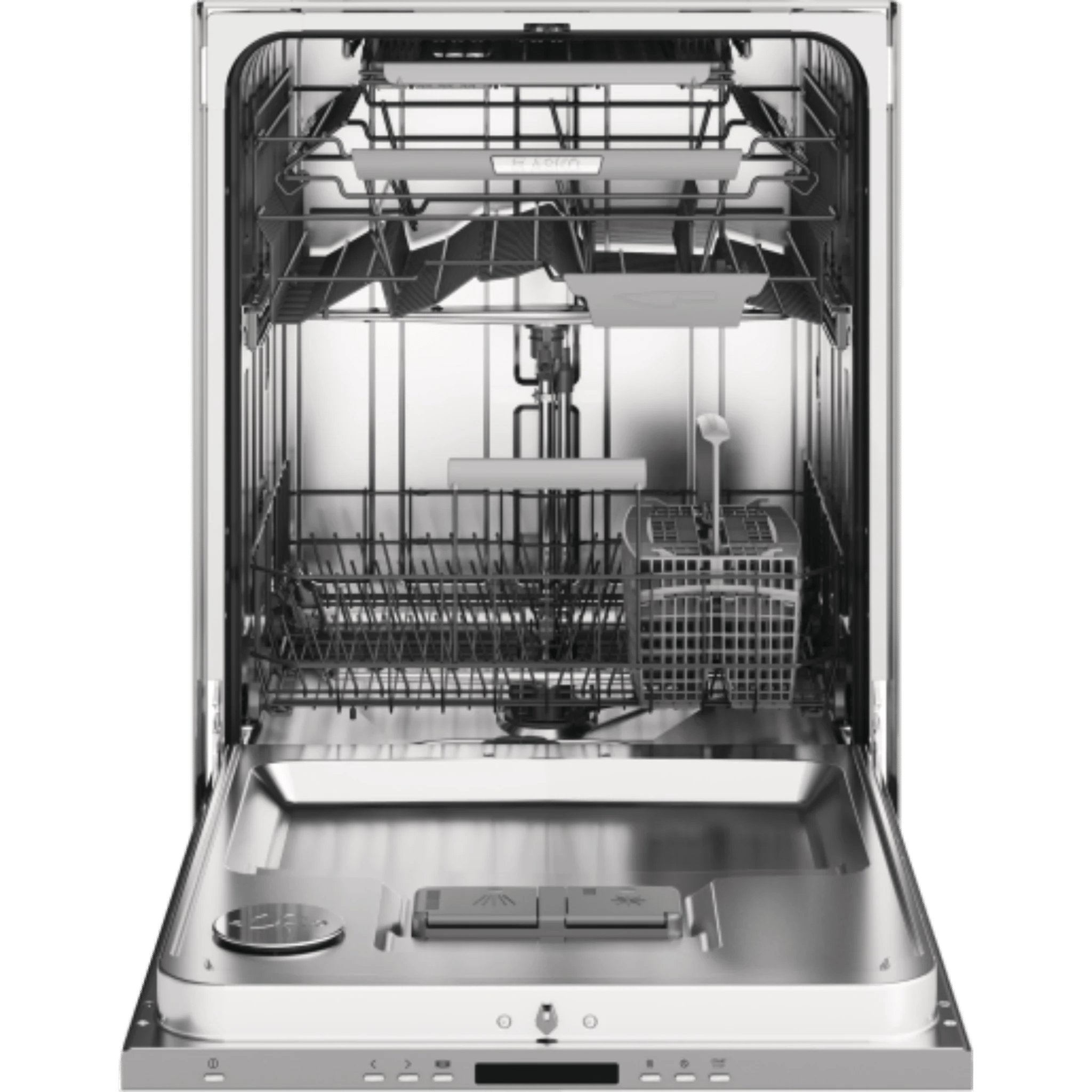 Asko 40 Series 24 Inch Wide 16 Place Setting Energy Star Rated Built-In Top Control Dishwasher with Turbo Drying and Integrated Handle DBI664IXXLS I Luxury Appliances Direct