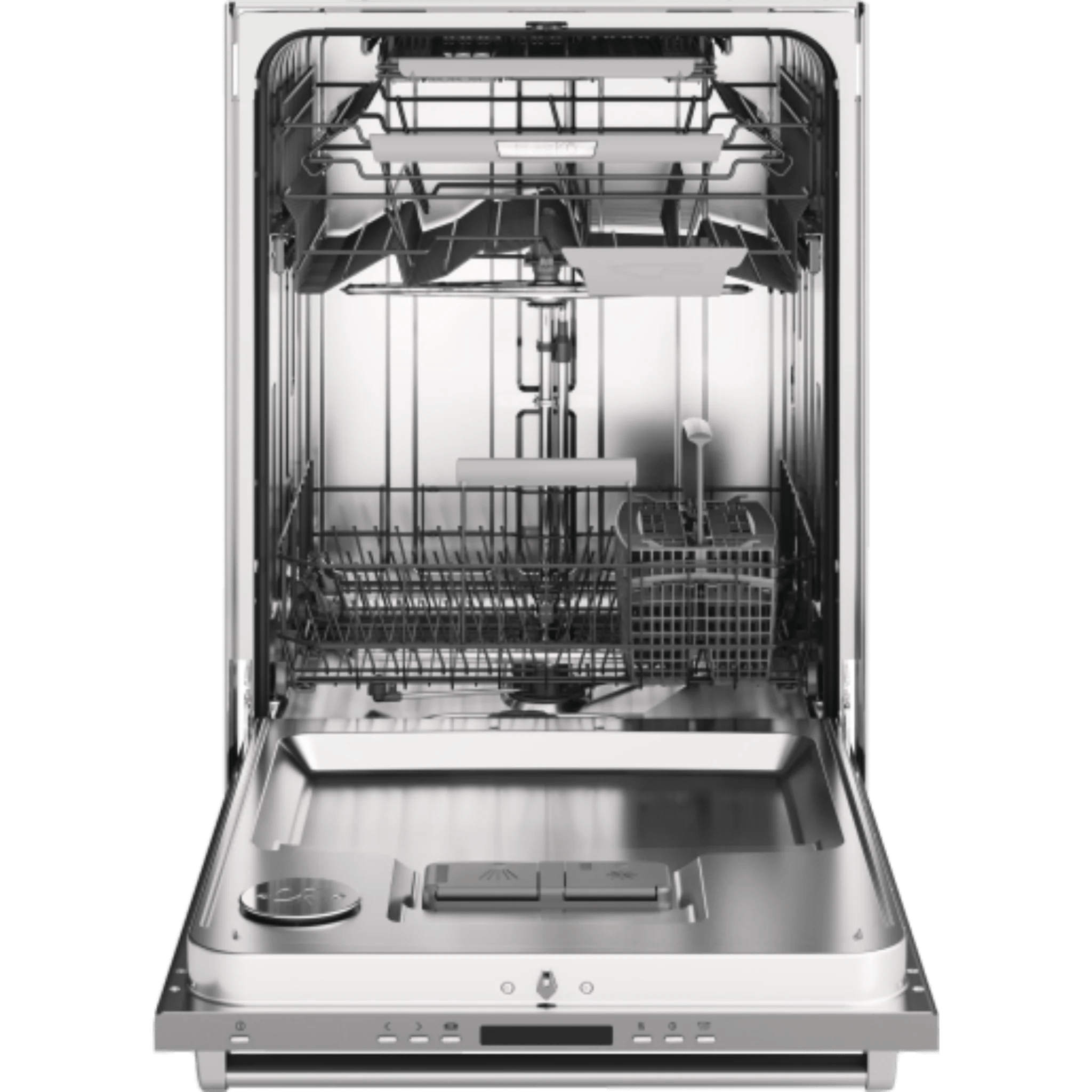 Asko 40 Series 24 Inch Wide 16 Place Setting Energy Star Rated Built-In Top Control Dishwasher with Turbo Drying and Pro Handle DBI664PHXXLS I Luxury Appliances Direct