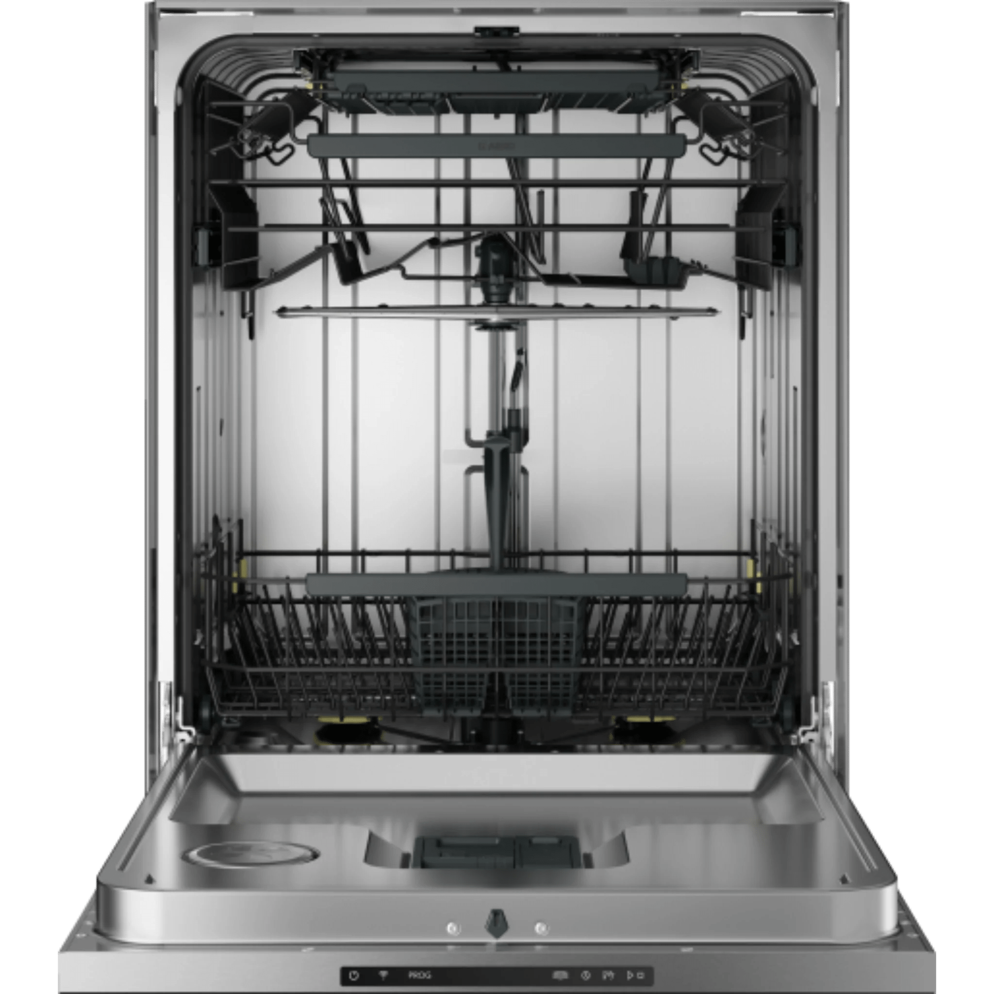 Asko Classic 24 Inch Wide 16 Place Setting Built-In Front Control Dishwasher with Pocket Handle, Turbo Combi Drying™, and Auto Door Open Drying DBI364IS I Luxury Appliances Direct