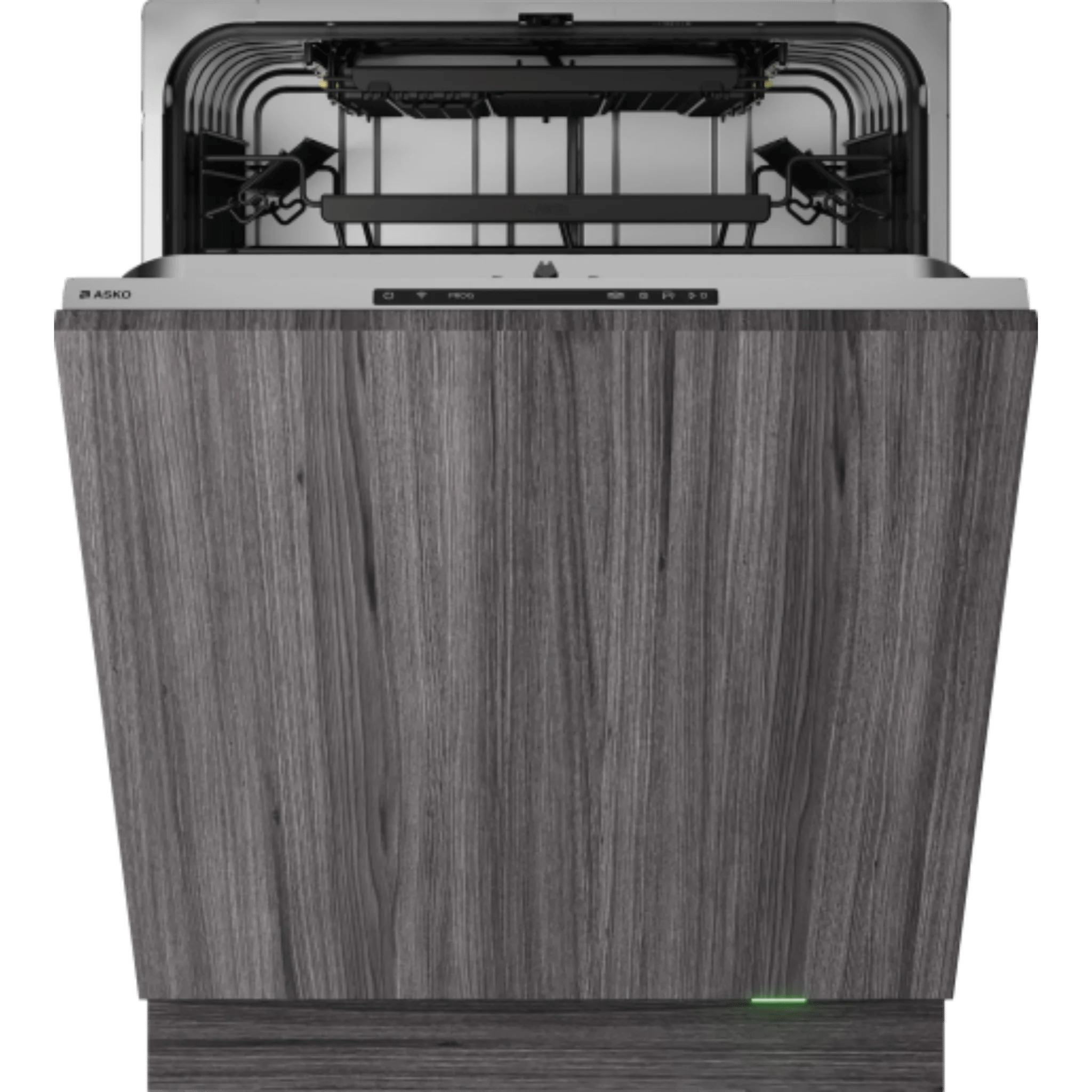 Asko Logic 24 Inch Wide 16 Place Setting Built-In Panel Ready Top Control Dishwasher with Auto Door Open Drying DFI564 I Luxury Appliances Direct