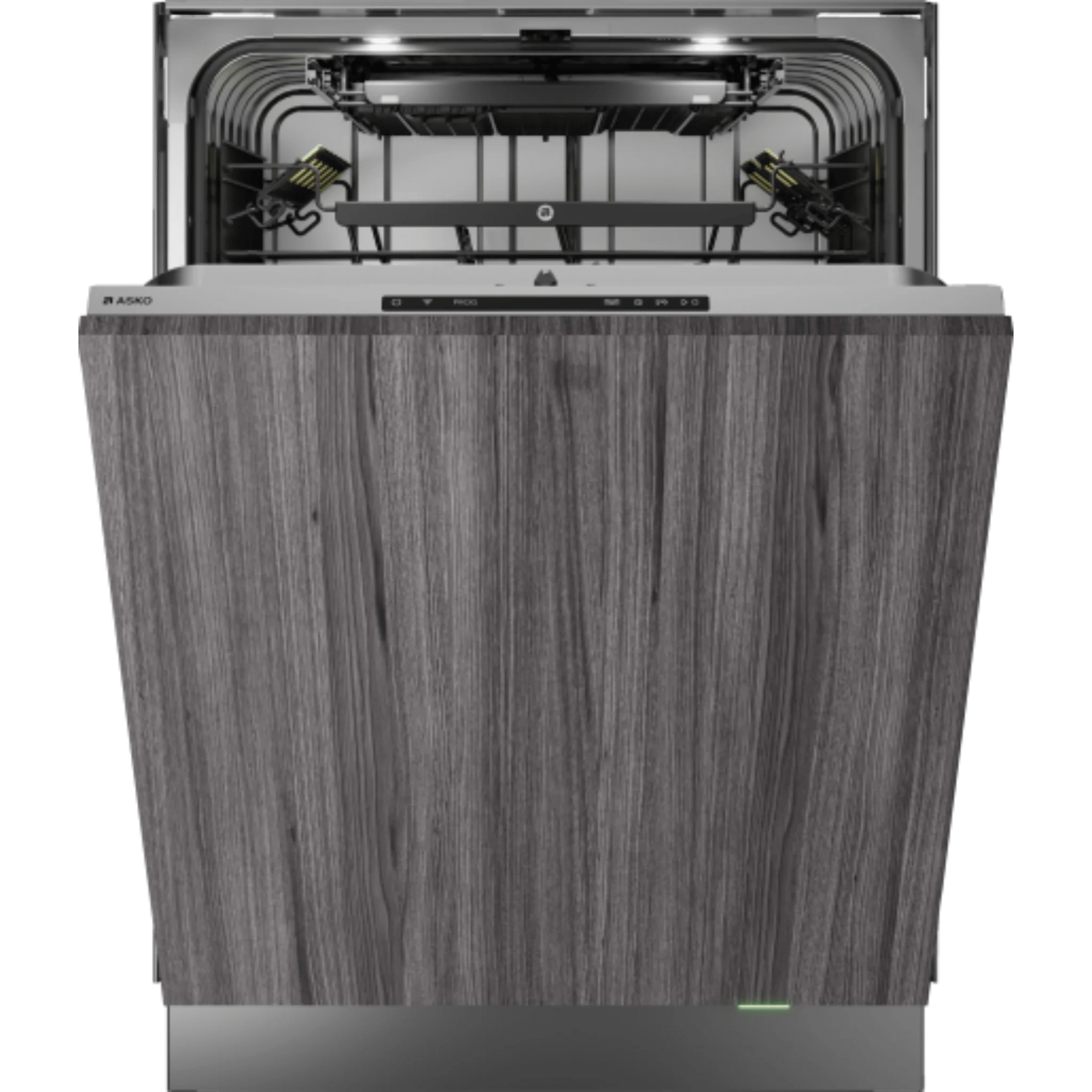 Asko Logic 24 Inch Wide 16 Place Setting Built-In Panel Ready Top Control Dishwasher with Turbo Combi Drying XXL Tub, and Auto Door Open Drying DFI565XXL I Luxury Appliances Direct