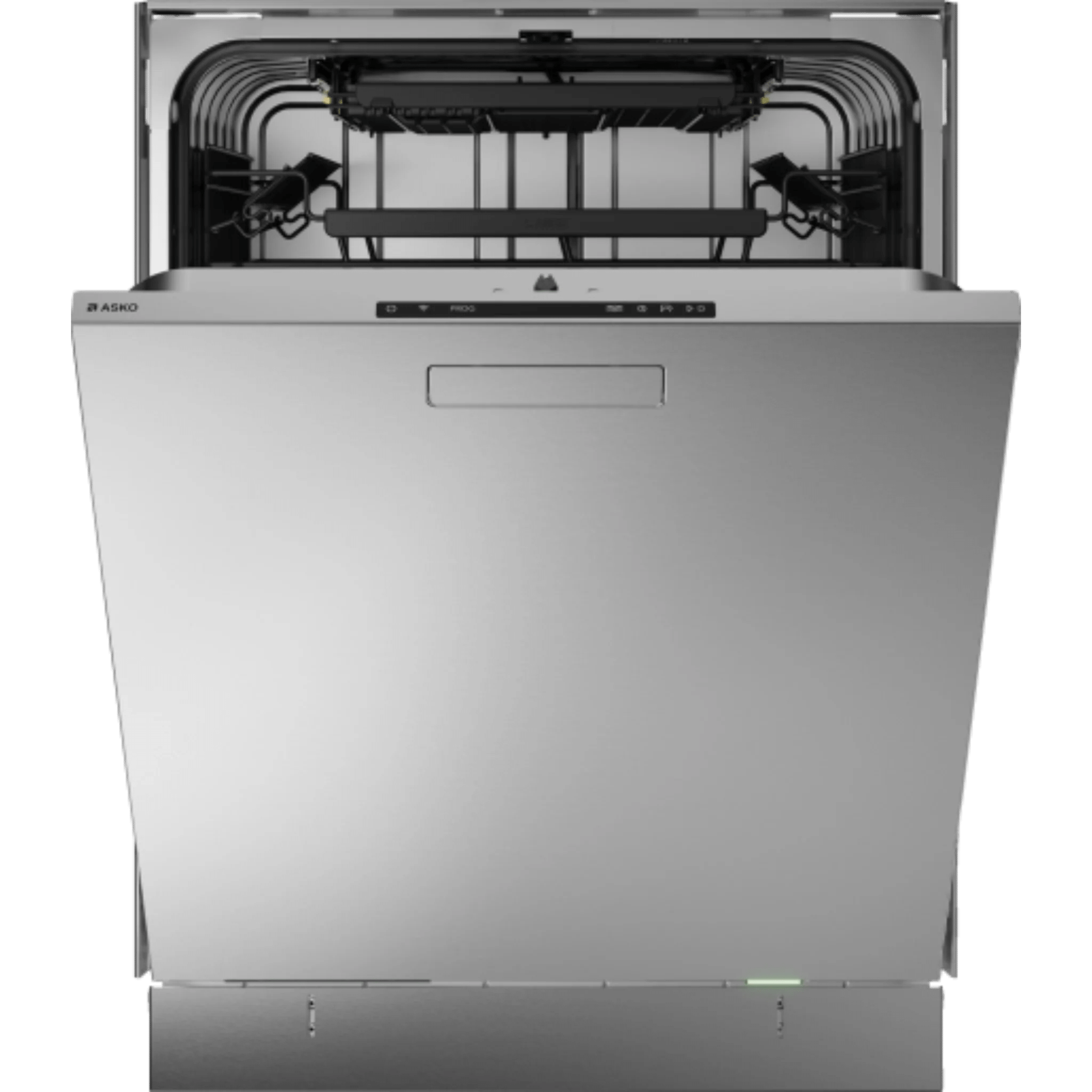 Asko Logic 24 Inch Wide 16 Place Setting Built-In Top Control Dishwasher with Pocket Handle, Turbo Combi Drying™, and Auto Door Open Drying DBI564IS I Luxury Appliances Direct