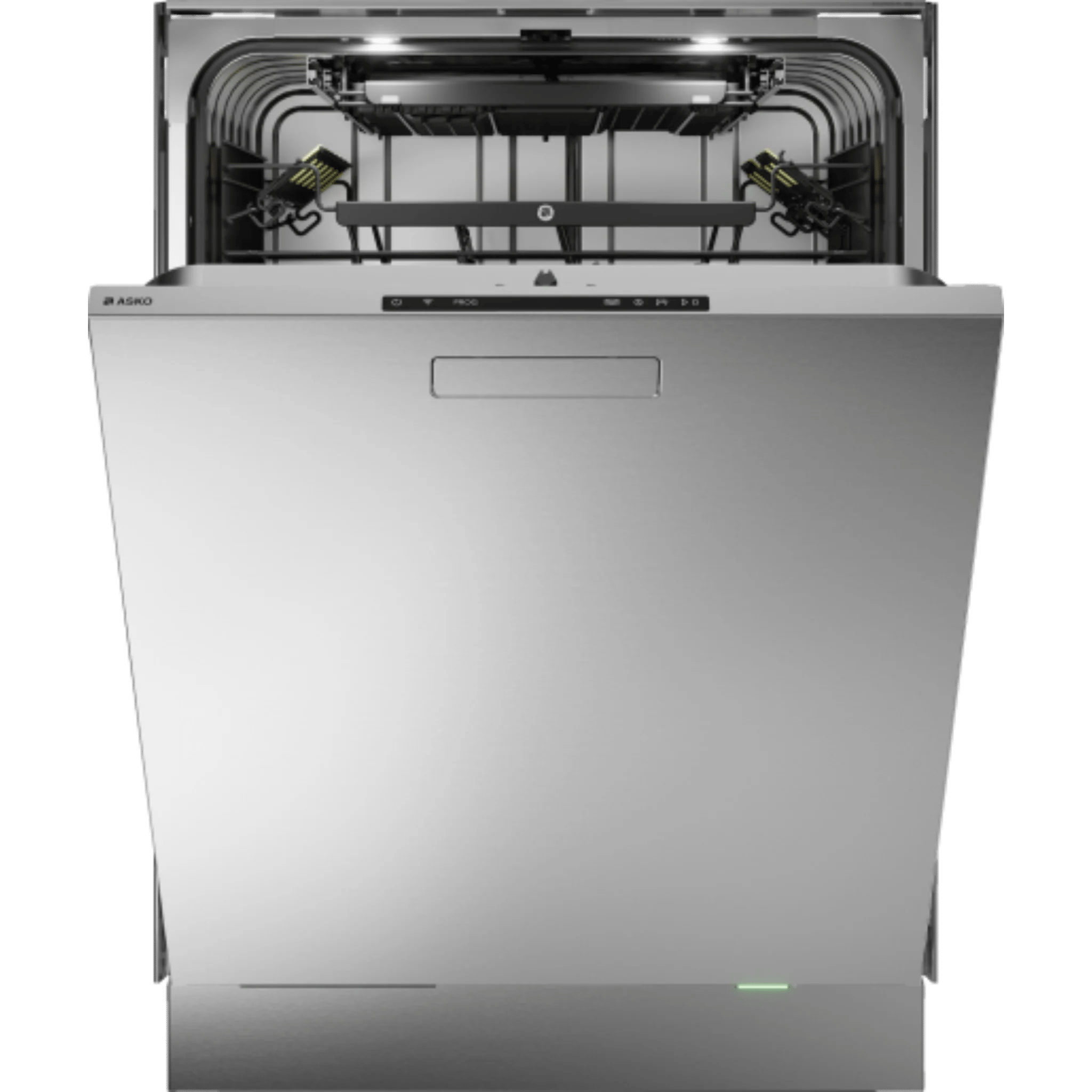 Asko Logic 24 Inch Wide 16 Place Setting Built-In Top Control Dishwasher with Pocket Handle, XXL Tub, and Auto Door Open Drying DBI565IXXLS I Luxury Appliances Direct