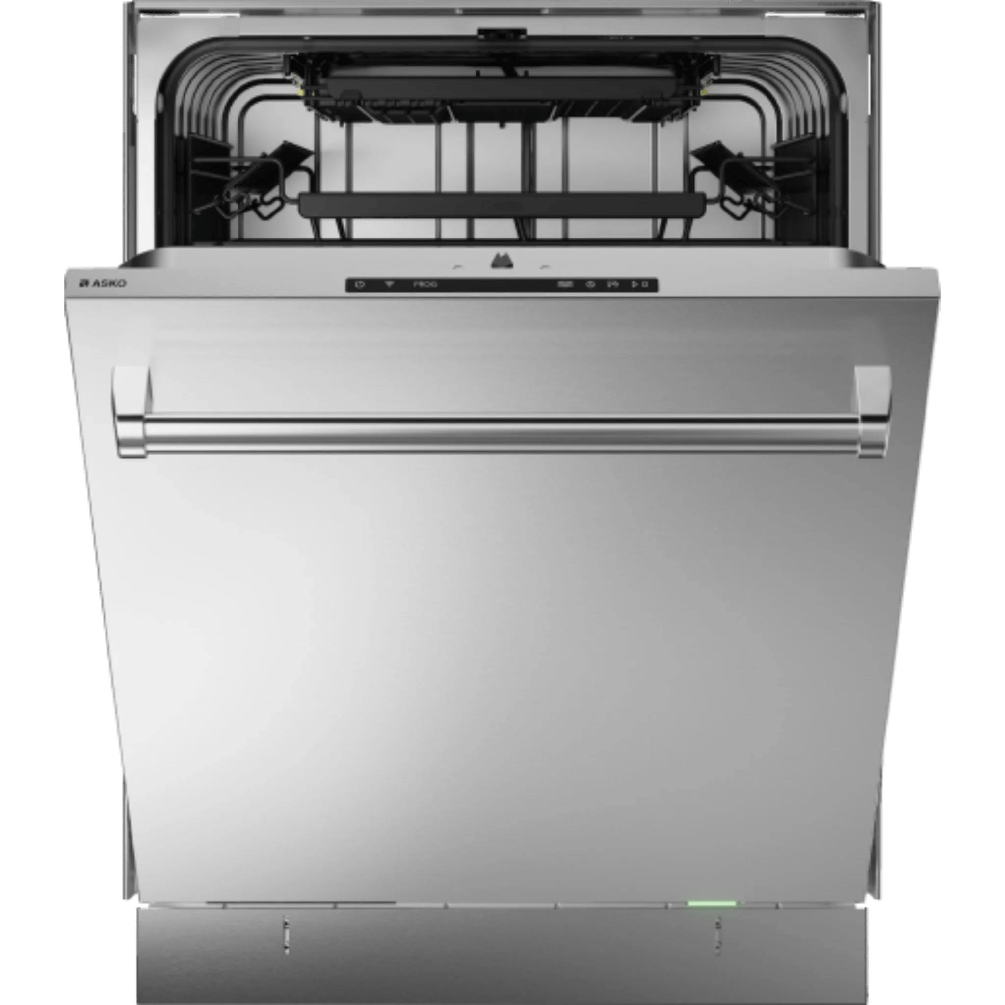 Asko Logic 24 Inch Wide 16 Place Setting Built-In Top Control Dishwasher with Pro Handle, Turbo Combi Drying and Auto Door Open Drying DBI564PHS I Luxury Appliances Direct