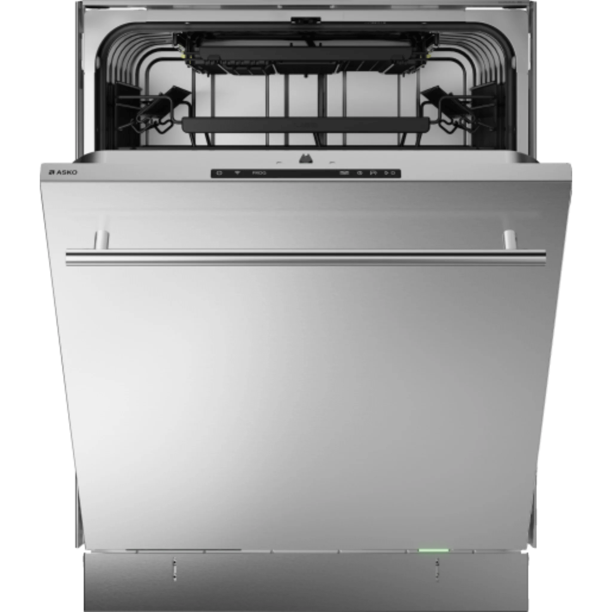 Asko Logic 24 Inch Wide 16 Place Setting Built-In Top Control Dishwasher with T-Bar Handle, Turbo Combi Drying and Auto Door Open Drying DBI564TS I Luxury Appliances Direct