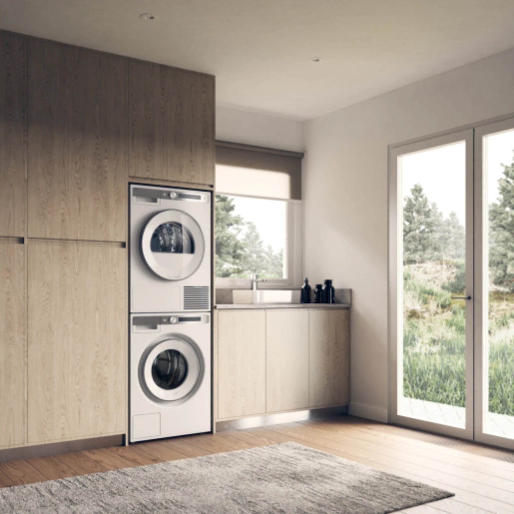 Asko Style Series 24 Inch Wide 5.1 Cu Ft. Electric Logic Vented Dryer T611VUW I Luxury Appliances Direct