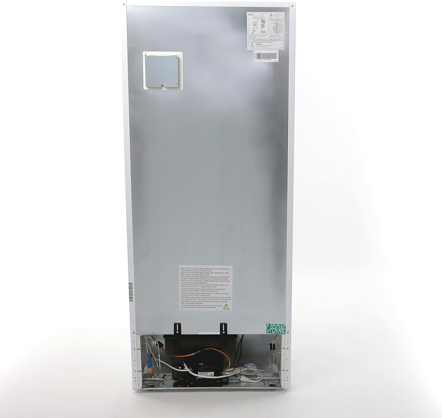 Avanti 14.3 Cu. Ft White Freestanding Top Freezer Refrigerator FF14V0W