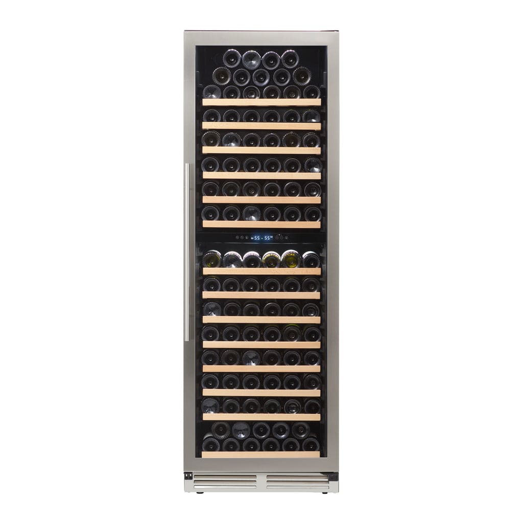 Avanti 154 Bottle DESIGNER Series Dual-Zone Wine Cooler WCD165DZ3S I Luxury Appliances Direct