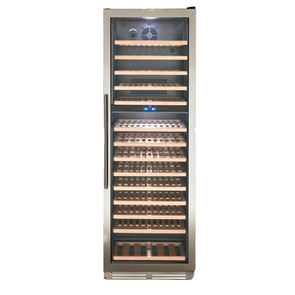 Avanti 154 Bottle Dual-Zone Wine Cooler WCF154S3SD I Luxury Appliances Direct