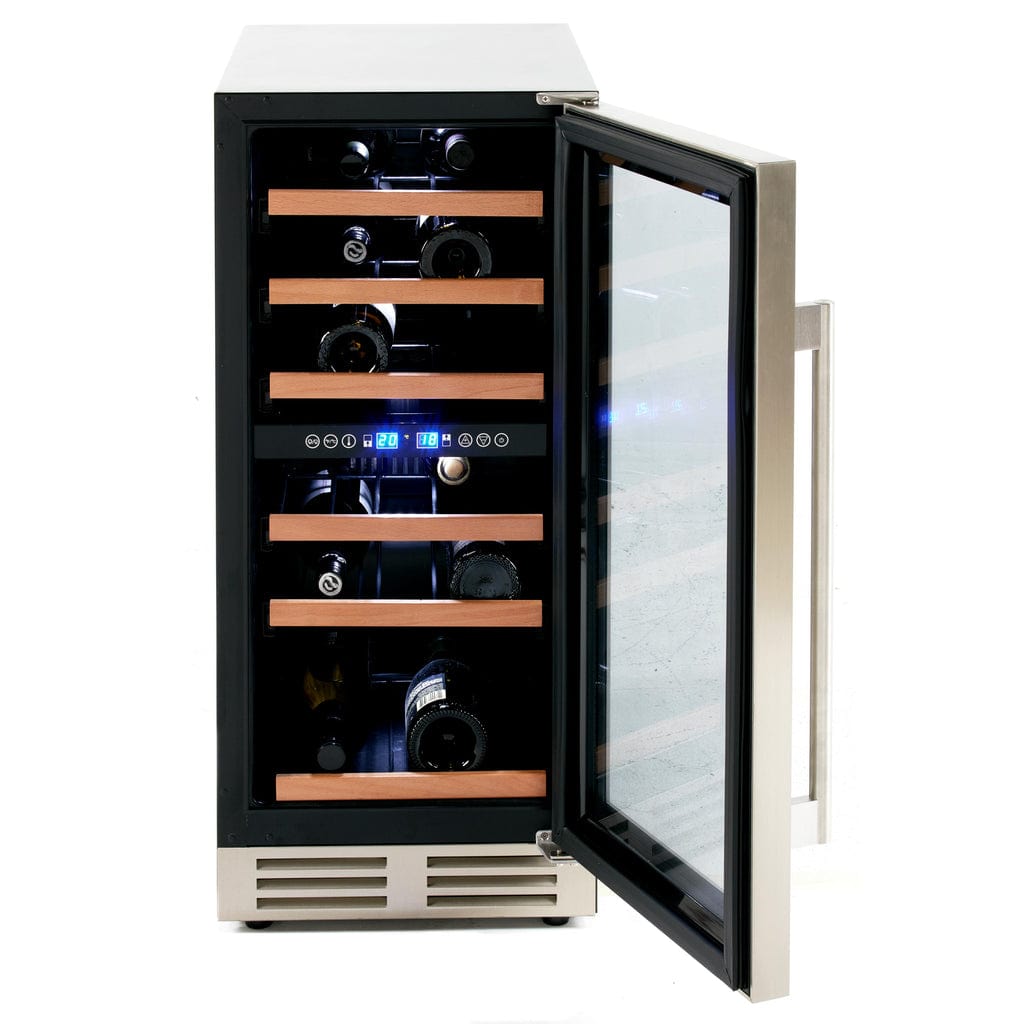 Avanti 28 Bottle DESIGNER Series Dual-Zone Wine Cooler WCF282E3SD I Luxury Appliances Direct
