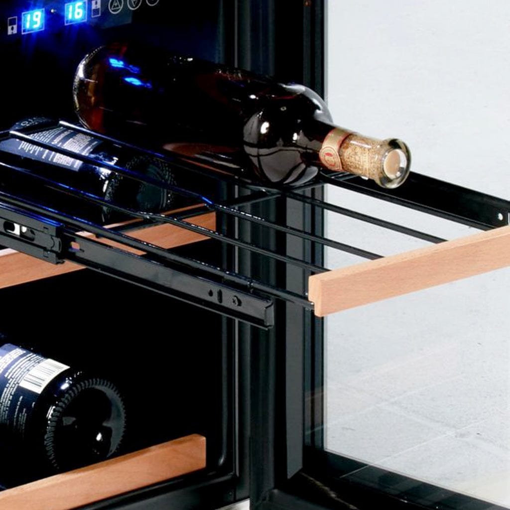 Avanti 28 Bottle DESIGNER Series Dual-Zone Wine Cooler WCF282E3SD I Luxury Appliances Direct