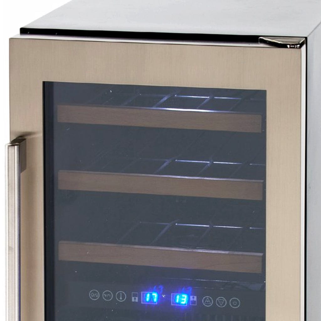Avanti 28 Bottle DESIGNER Series Dual-Zone Wine Cooler WCF282E3SD I Luxury Appliances Direct