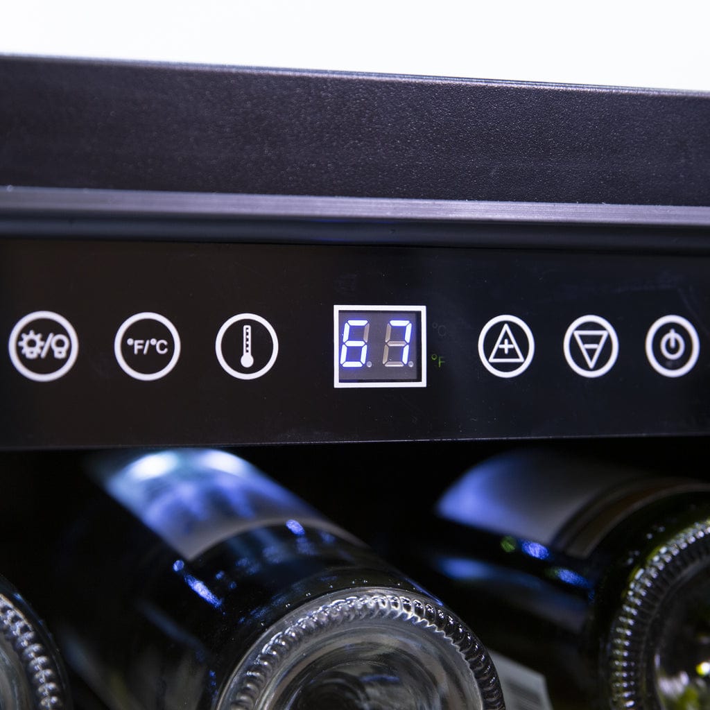 Avanti 28 Bottle DESIGNER Series Wine Cooler WCF281E3SS I Luxury Appliances Direct