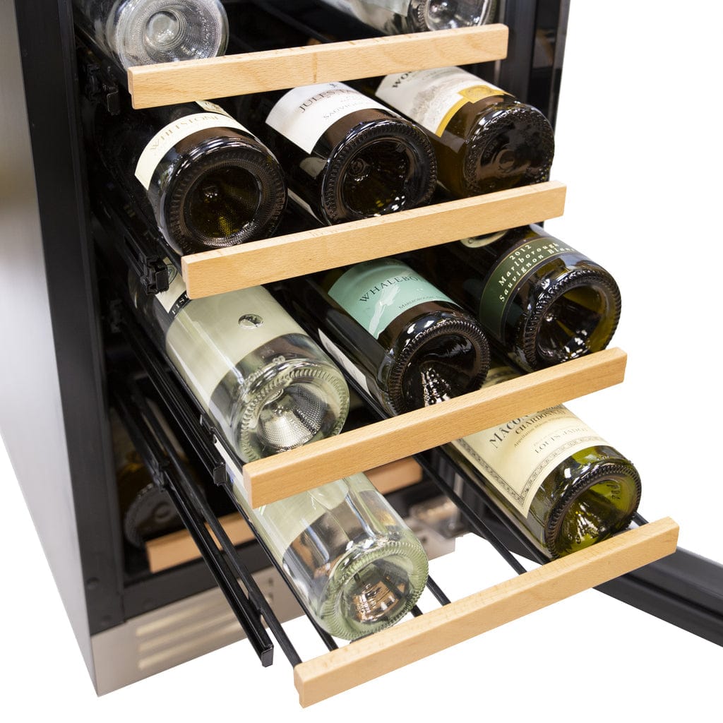 Avanti 28 Bottle DESIGNER Series Wine Cooler WCF281E3SS I Luxury Appliances Direct