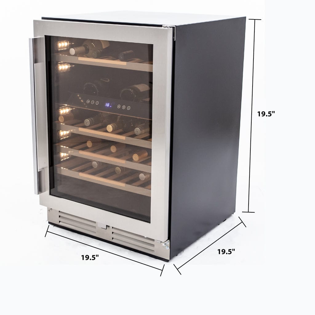 Avanti 47 Bottle Capacity ELITE Series Wine Cooler WCSE47R3S I Luxury Appliances Direct