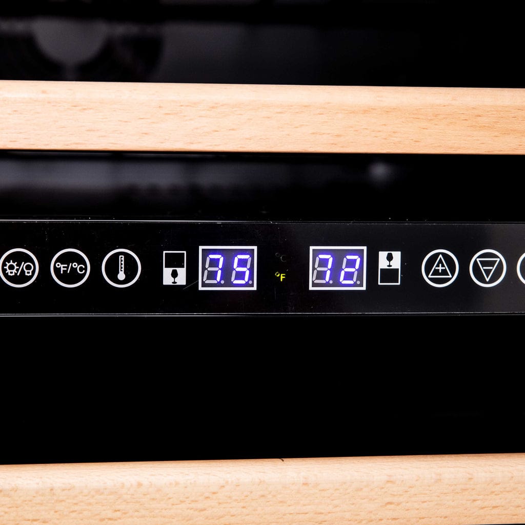 Avanti 49 Bottle Capacity Dual-Zone Wine Cooler WCR496DS I Luxury Appliances Direct