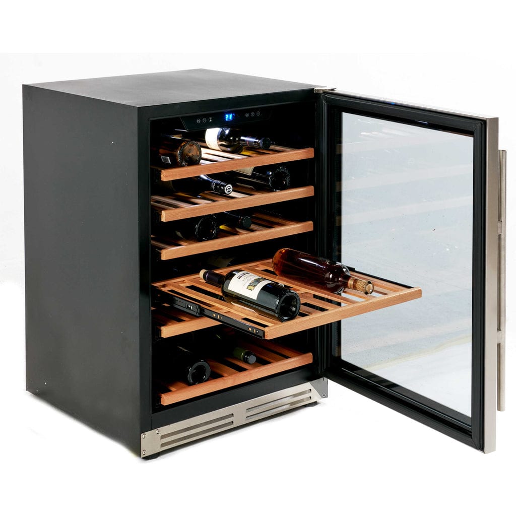 Avanti 51 Bottle DESIGNER Series Wine Cooler WCF51S3SS I Luxury Appliances Direct