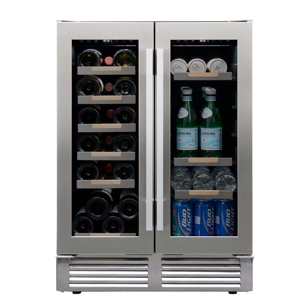 Avanti ELITE Series Side-by-Side Wine and Beverage Center WBE1956Z3S I Luxury Appliances Direct